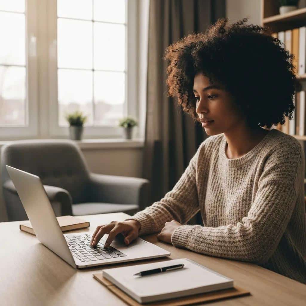 Person reviewing insurance quotes on a laptop, representing strategies for finding affordable car insurance after a DUI